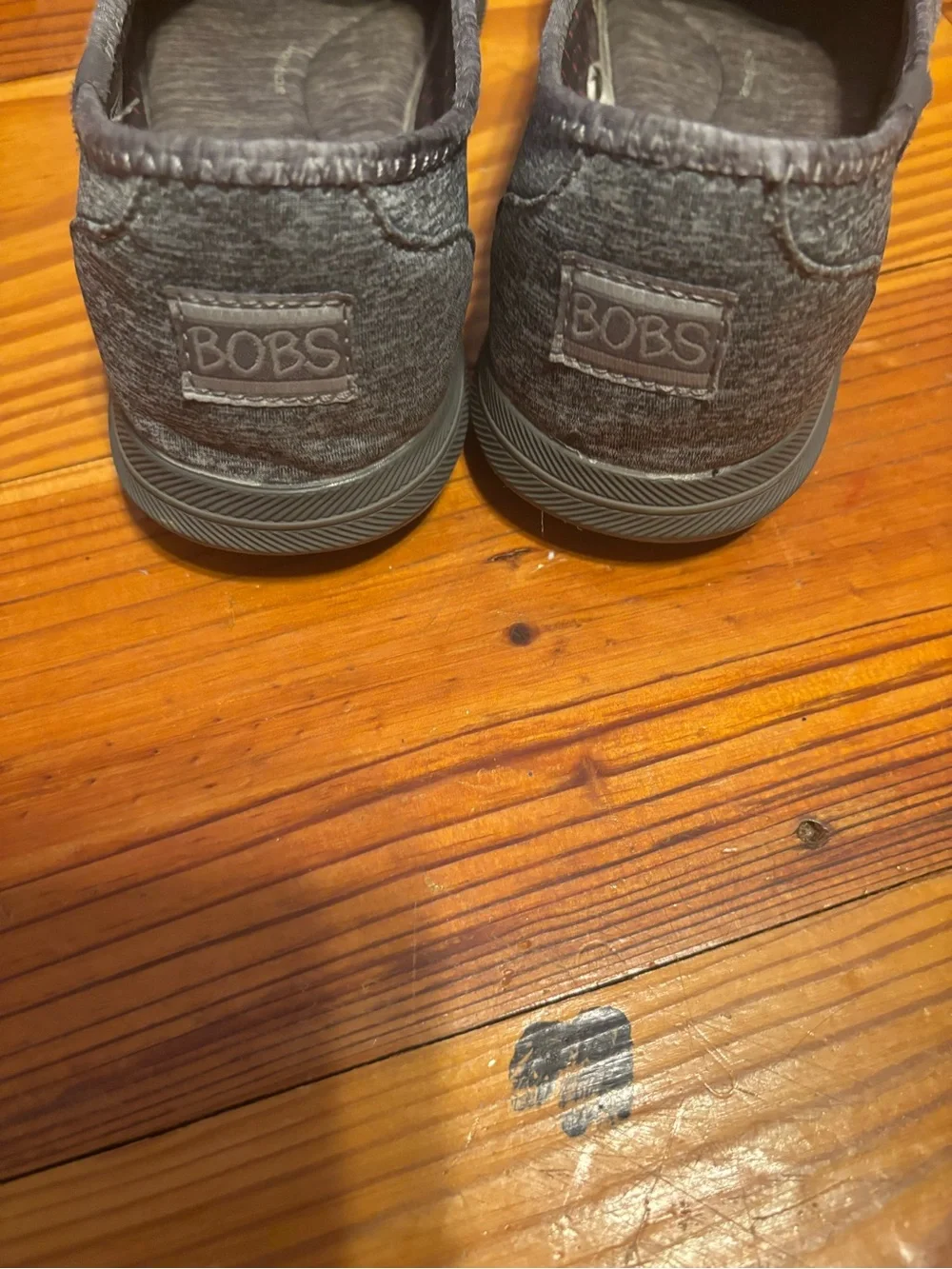 BOBS from Skechers Gray Slip-On Flats